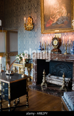 Frau Fouquet Kabinett, Vaux le Vicomte, Frankreich Stockfoto