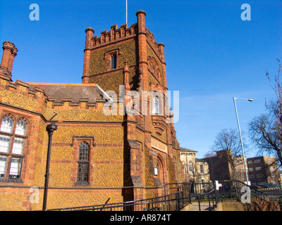 Öffentliche Bibliothek in Kings Lynn schräge Stockfoto