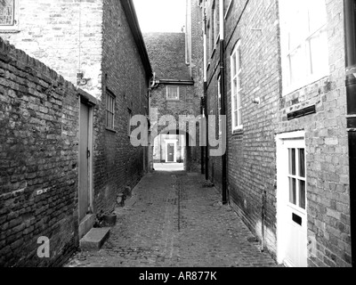 Devils Alley - Old Lane in Kings Lynn Norfolk Stockfoto