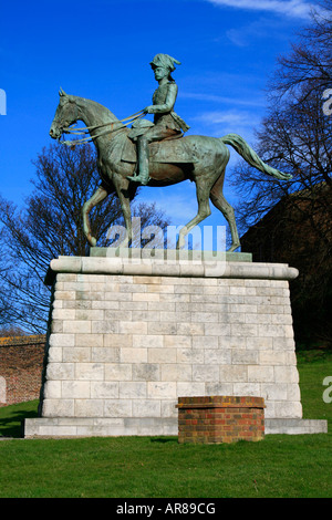 Lord Kitchener - Feldmarschall Horatio Herbert Kitchener Statue Chatham Kent England uk gb Stockfoto