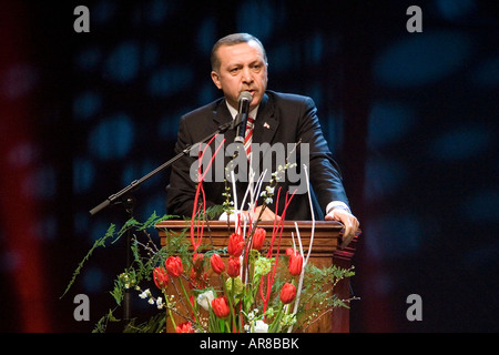 Der türkische Ministerpräsident Recep Tayyip Erdogan Stockfoto