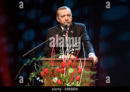 Der türkische Ministerpräsident Recep Tayyip Erdogan Stockfoto