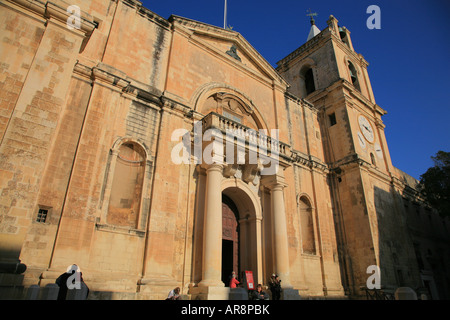 Die Kirche des Heiligen Johannes Valletta Malta Stockfoto