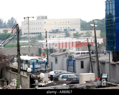 allgemeinen Straßenbild, Victoria Island, Lagos, Nigeria Stockfoto