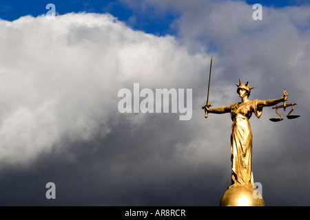 die Waage der Gerechtigkeit Stockfoto