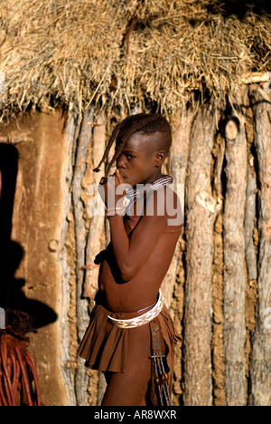 Himba-Mädchen Stockfoto