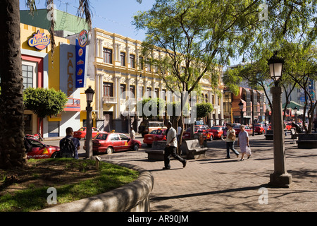 Costa Rica San Jose Avenida 2 vom Parque Central Stockfoto