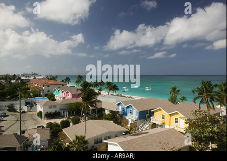 CAYMAN Inseln, GRAND CAYMAN, Seven Mile Beach: Strandblick vom Hyatt Hotel / tagsüber Stockfoto