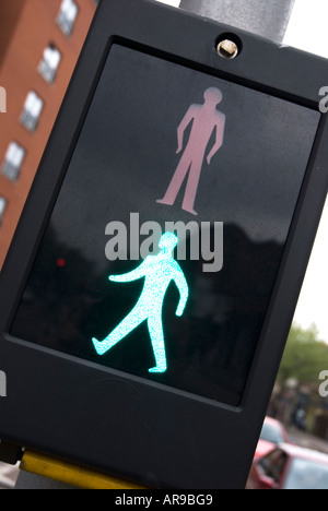 Bild der Fußgängerüberweg Signal in England Stockfoto