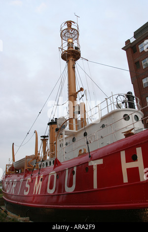 Portsmouth Virginia, Kolonialgeschichte, Lightship Museum, Geschichte, Sammlungen, Ausstellungsausstellung Sammlung, fördern, Produkte anzeigen Verkauf, educatio Stockfoto