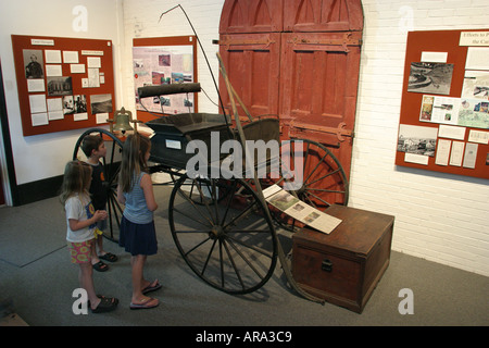 Pennsylvania Pocono Mountains, Honesdale, Wayne County Historical History Society Museum, Geschichte, Sammlungen, Ausstellungssammlung, fördern, produ Stockfoto