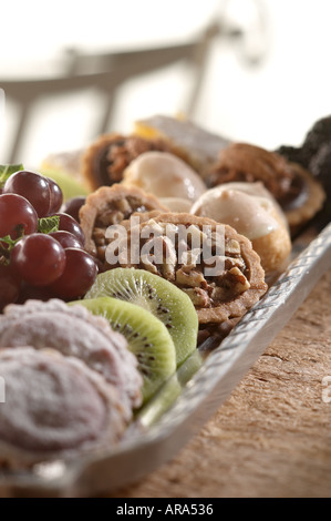 Dessert Tray Stockfoto