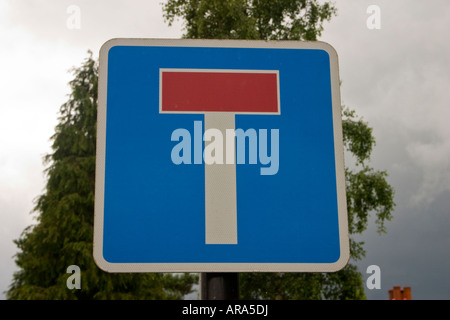 Nicht durch Straße Straßenschild Stockfoto