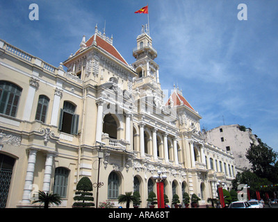 Hotel de Ville, Saigon (Ho-Chi-Minh-Stadt) Stockfoto