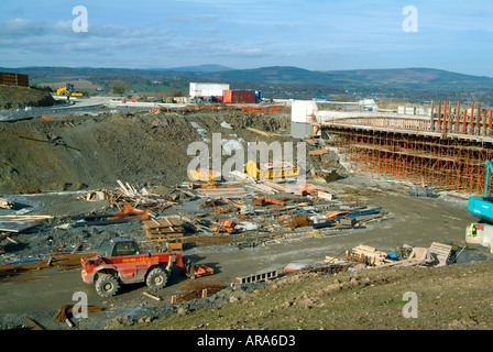 Eine neue Autobahn im Bau befindliche Co Wicklow, Irland Stockfoto