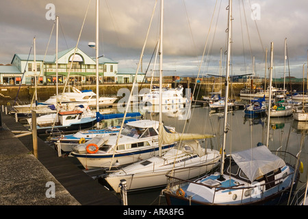 Fleetwood Lancashire England Freeport und marina Stockfoto