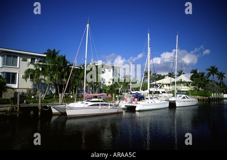 Auf der New River Fort Lauderdale Stockfoto