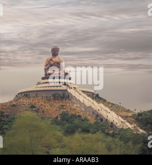 Weltweit größte Buddha, Hong Kong Volksrepublik China Volksrepublik China Asien Chinesisch Stockfoto