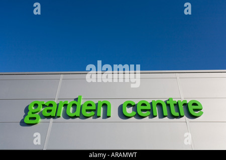 Garten-Center anmelden Homebase Shop Stockfoto