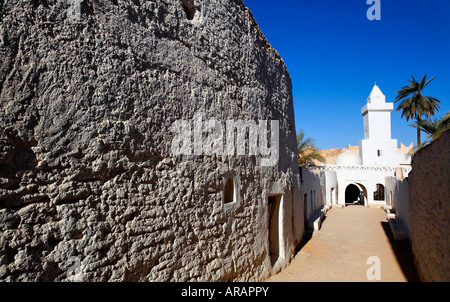 Moschee in Ghadames Altstadt Libyen Stockfoto