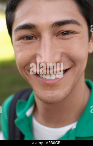Close-up Portrait des jungen Mannes Stockfoto