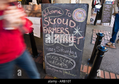 Stroud Farmers Market, Stroud, Gloucestershire, UK Stockfoto