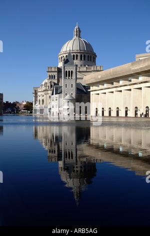 Erste Kirche von Christ, Wissenschaftler. Christian Science Plaza, Back Bay, Boston, Massachusetts, USA Stockfoto