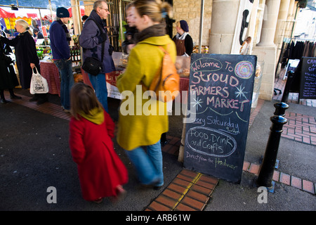 Stroud Farmers Market, Stroud, Gloucestershire, UK Stockfoto