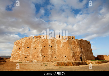Die befestigte Korn lagern Qasr Al Haj Libyen Stockfoto
