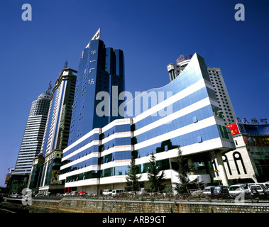 Agricultural Bank of China Gebäude in Kunming City, China. Stockfoto