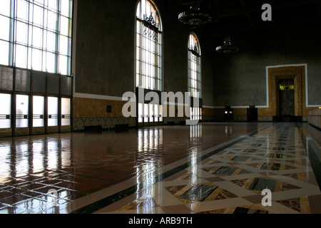 Inneren Union Station, Los Angeles Stockfoto