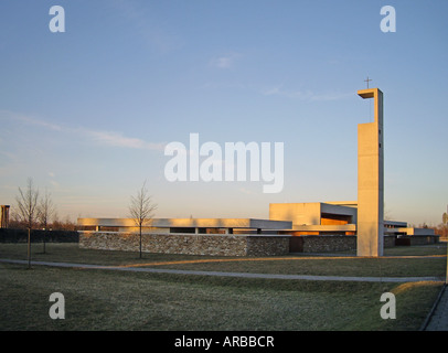 Geographie/Reisen, Deutschland, Bayern, München, Gebäude, Beerdigungsinstitut, München Riem, Außenansicht, erbaut 2001, Architekt: Andreas Meck,, Additional-Rights - Clearance-Info - Not-Available Stockfoto