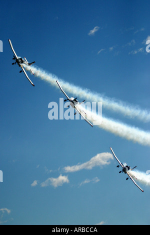 Aerial Topdressing Aerobatic Anzeige Mannschaft Cresco Fletcher Flugzeuge Stockfoto