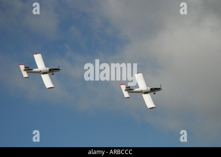 Aerial Topdressing Aerobatic Anzeige Mannschaft Cresco Fletcher Flugzeuge Stockfoto