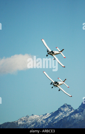 Aerial Topdressing Aerobatic Anzeige Mannschaft Cresco Fletcher Flugzeuge Stockfoto