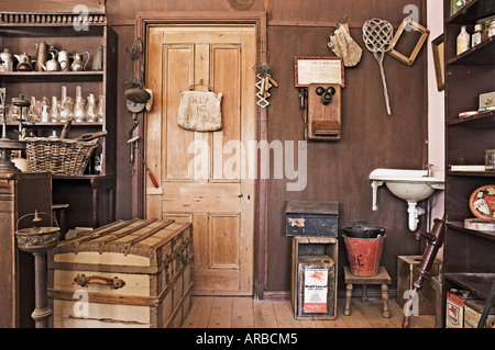 Baumarkt, Swan Hill Pioneer Settlement, Swan Hill, Victoria, Australien Stockfoto