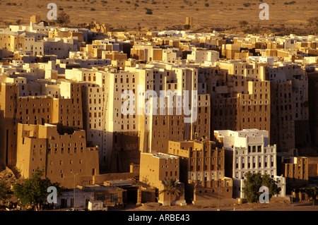 Republik Jemen Shibam Hadramaut Copyright Sergio Pitamitz Stockfoto