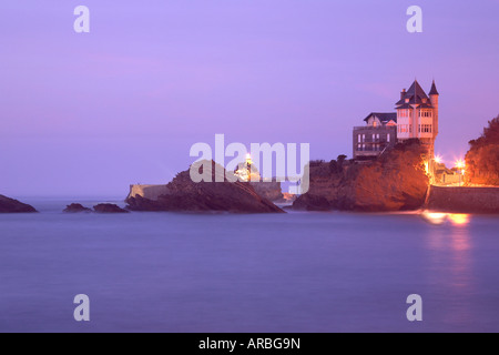 Villa Belza in Biarritz Frankreich Stockfoto