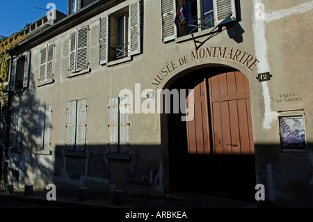 Musée du Vieux Montmartre, Paris, Frankreich, Europa Stockfoto