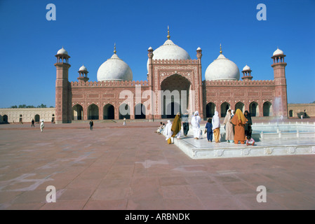 Badshahi Moschee, Lahore, Punjab, Pakistan, Asien Stockfoto