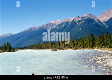 Kicking Horse River, Rocky Mountains, British Columbia, Kanada Stockfoto