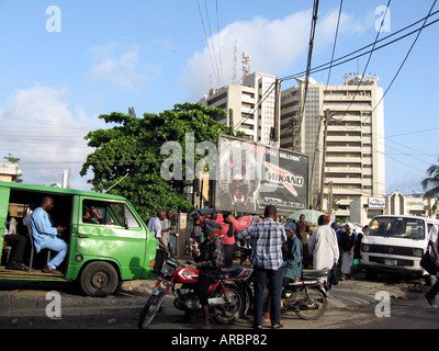 allgemeinen Straßenbild, Victoria Island, Lagos, Nigeria Stockfoto