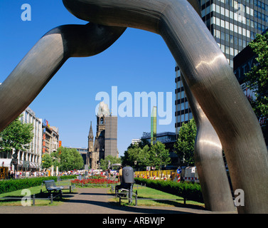 Kaiser Wilhelm Denkmal-Kirche, Berlin, Deutschland, Europa Stockfoto