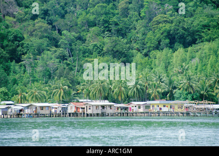 Kota Kinabalu, Sabah auf der Insel von Borneo, Malaysia Stockfoto