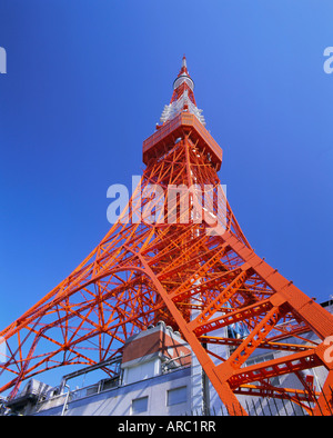 Der Tokyo Tower, Tokyo, Honshu, Japan, Asien Stockfoto