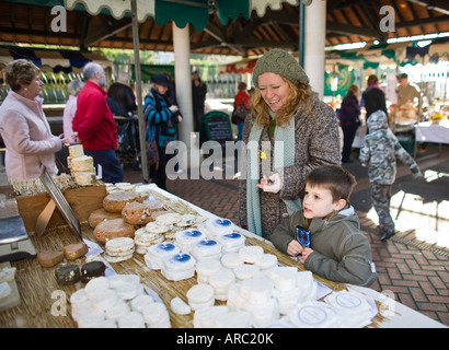 Stroud Farmers Market, Stroud, Gloucestershire, UK Stockfoto