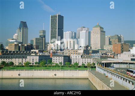 City Skyline, Montreal, Québec, Kanada Stockfoto