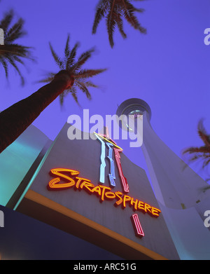 Stratosphere Tower in Las Vegas, Nevada, USA, Nordamerika Stockfoto