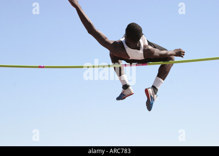 Miami Florida, Tropical Park, Greater Miami Athletic Conference, Meisterschaften, Leichtathletik, Sport, Leistung, Unterhaltung, High School, Campus, Studenten Stockfoto