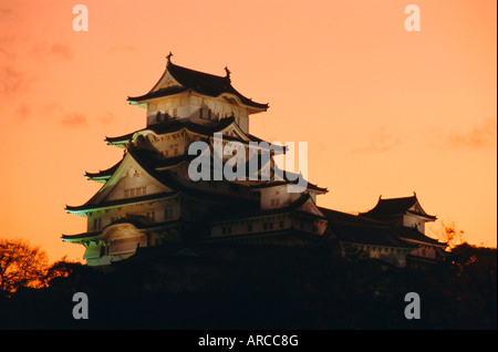 Hakuro-Jo (Silberreiher) Burg Himeji, Japan Stockfoto